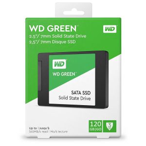 اس اس دی SATA برند WesternDigital مدل Green ظرفیت 120 گیگابایت SATA