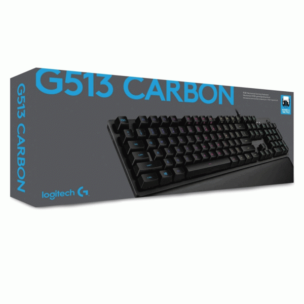 کیبورد گیمینگ مکانیکال لاجیتک مدل G513 Carbon GX Blue