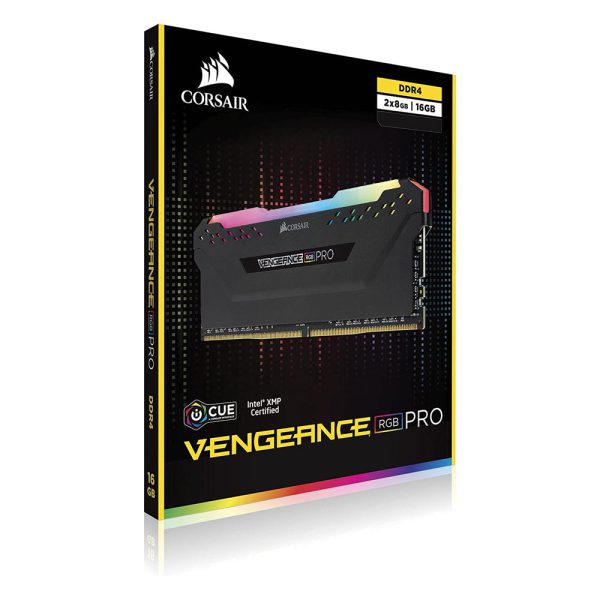 6 رم CL16 DDR4 کورسیر 16 گیگابایت 3200MHZ مدل Vengeance RGB Pro