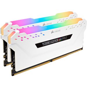 رم CL16 DDR4 کورسیر 16 گیگابایت 3200MHz مدل Vengeance RGB Pro White