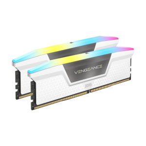 رم CL36 DDR5 کورسیر 32 گیگابایت 5600MHz مدل Vengeance RGB White